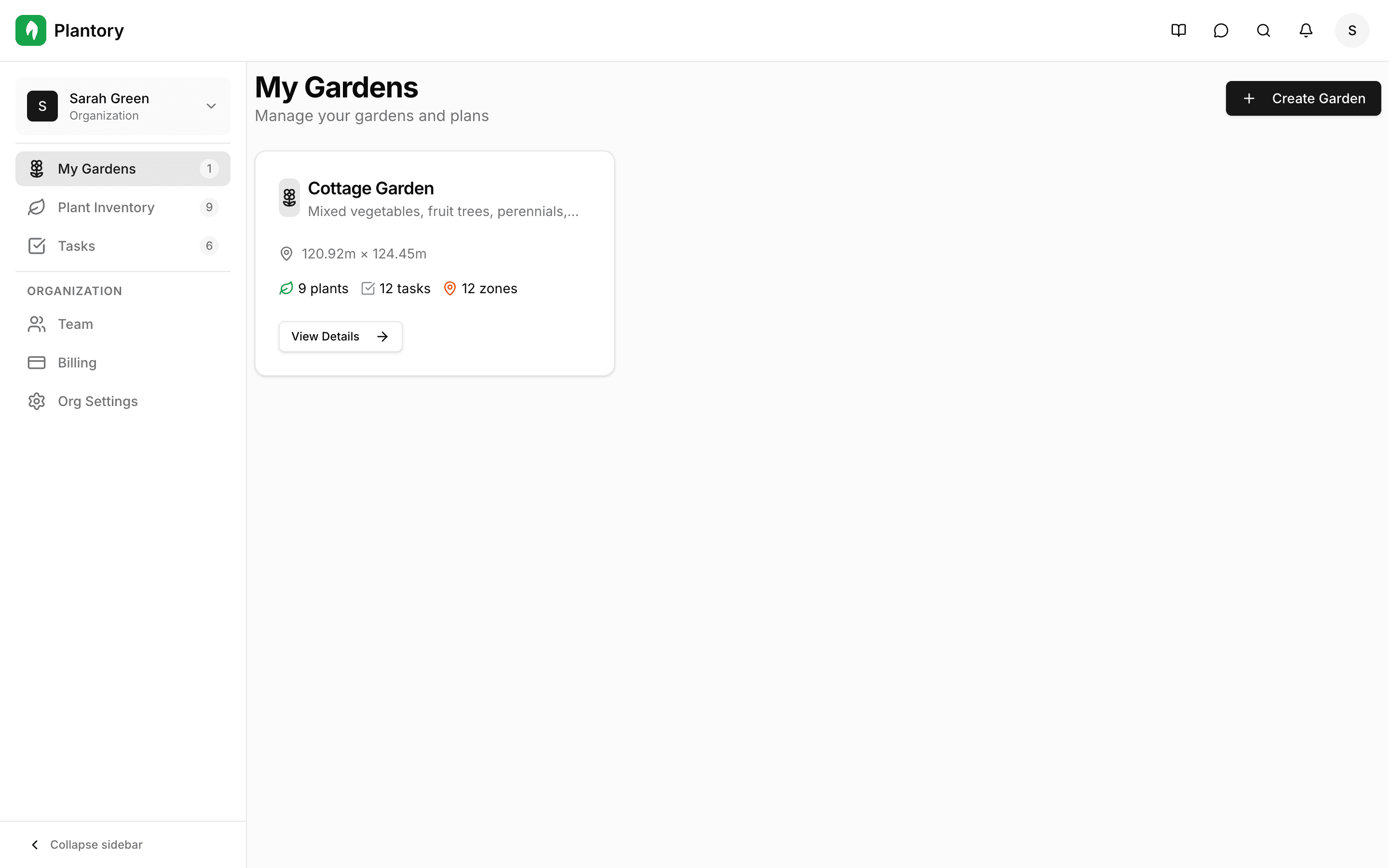 Barra di navigazione principale con elementi del menu evidenziati